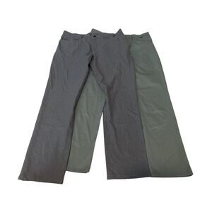 Bundle Travis Mathew Pants Mens 36 Open to Close Performance Chino Golf Gray